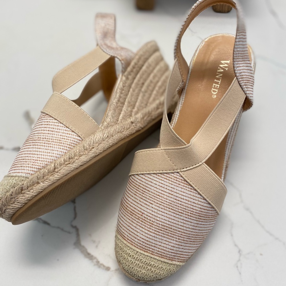 Closed Toe Wedge Espadrille
GOLD / 7.5